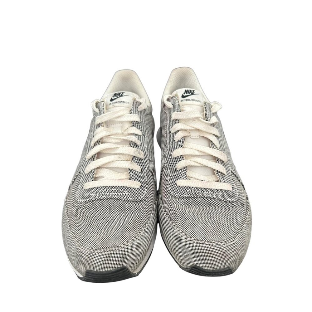 Mens Nike Internationalist Premium Black White Canvas Sneakers Size 11.5 Preppy - Picture 3 of 9